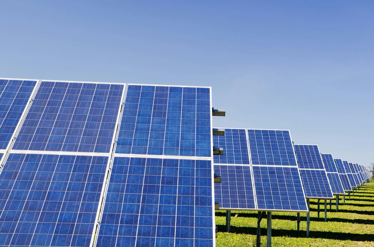 Commercial solar panel array for Florida small business